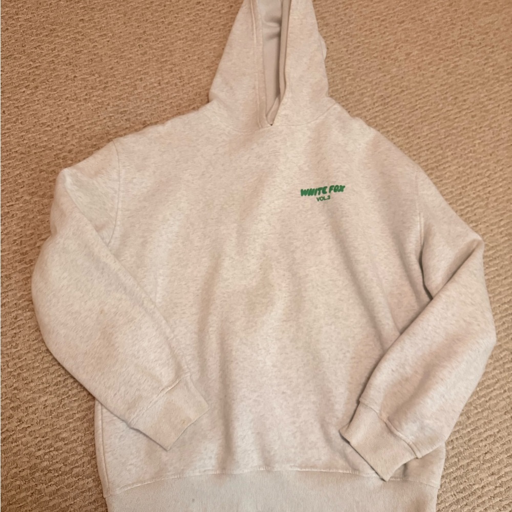 White Fox light grey Hoodie